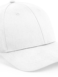 Beechfield B 648 6-panelová snapbacková čiapka „Urbanwear“ 53.0648 biela