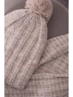 Dámsky fleecový set 4 Seasons K263 camel+white