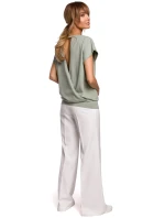 Dámska blúzka M498 Pistácie - Made Of Emotion