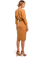 Dámske šaty M464 Cinnamon cinnamon - MOE Dámske šaty M464 Cinnamon cinnamon - MOE