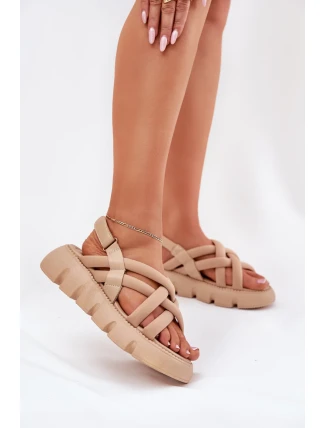 Sandy na platforme model 214729 Step in style