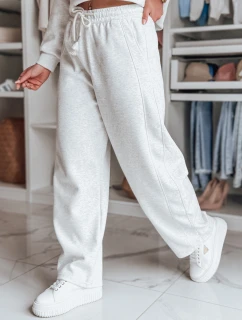 Dámske tepláky so širokými nohavicami DRESMOOD PREMIUM svetlo šedá FashionStreet UY2685