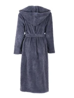 Unisex župan Athena s kapucňou 3116 antracit - Vestis