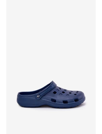 Klapki Męskie Piankowe LEMIGO 807 Granatowe