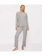 Dámske pyžamo Timeless Sensuality PK LSL - GRAY 7816 - TRIUMPH