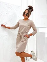 Béžové bavlnené šaty (700) Béžové bavlnené šaty (700)