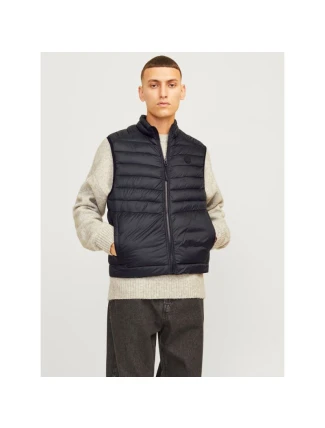 Jack&Jones pánske tričko bez rukávov JJESPRINT BODYWARMER COLLAR NOOS 12258457 BLACK/SOLID Jack&Jones pánske tričko bez rukávov JJESPRINT BODYWARMER COLLAR NOOS 12258457 BLACK/SOLID