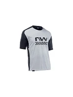 Cyklistické tričko NORTHWAVE Edge Jersey Short Sleeve – šedé/čierne Cyklistické tričko NORTHWAVE Edge Jersey Short Sleeve – šedé/čierne