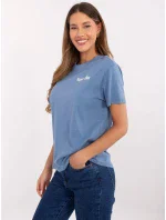 Tričko D12022AC02645G tmavomodré