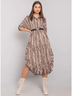 Šaty TW SK BI 32556 1.62P čierna a béžová