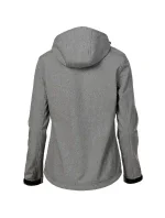 Dámska výkonná softshellová bunda tmavosivá