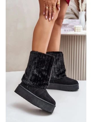 Dámske snežnice 24BT30-8021 model 202195 Black - NOVINKY