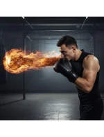 Tréningové boxerské rukavice Meteor 12 oz, suchý zips, PU