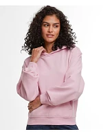 Build your Brand BY 444 Dámska mikina s kapucňou v oversize strihu „Loose Fit“ 56.0444 šedá melírovaná