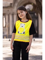 Korntex FUN Detská bezpečnostná vesta 76.FUNY hi vis yellow/elephant Korntex FUN Detská bezpečnostná vesta 76.FUNY hi vis yellow/elephant