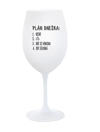 PLÁN DŇA - RISE - pohár na biele víno 350 ml