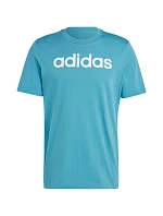 Tričko adidas Essentials Single Jersey Linear s vyšitým logom M IJ8655