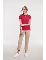 Russell Athletic 566F Dámske elastické polo tričko z piké 10.566F fuchsiová Russell Athletic 566F Dámske elastické polo tričko z piké 10.566F fuchsiová