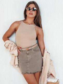 TRENDSTAR béžová sukňa FashionStreet CY0457