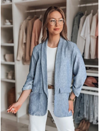 Dámska nadrozmerná bunda SOFT LOVE navy blue FashionStreet PY0131 Dámska nadrozmerná bunda SOFT LOVE navy blue FashionStreet PY0131