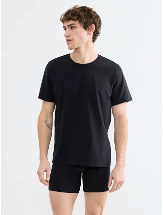 Pánske tričko SLG Base O-Neck, čierne – Black – SLOGGI Pánske tričko SLG Base O-Neck, čierne – Black – SLOGGI