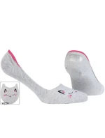 Dámske vzorované ponožky so silikónom