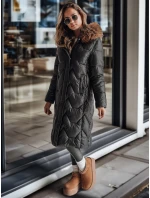 Dámska prešívaná dlhá bunda WINTERACT black FashionStreet TY4778 Dámska prešívaná dlhá bunda WINTERACT black FashionStreet TY4778