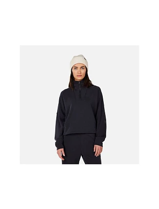 Dámska mikina ROSSIGNOL W CHAVANETTE HZ SCUBA FLEECE, čierna