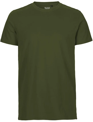 Neutral O 61001 Pánske tričko z biobavlny 77.6101 military Neutral O 61001 Pánske tričko z biobavlny 77.6101 military