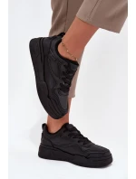 Sneakersy Damskie Na Platformie Big Star SS274589 HI-POLY SYSTEM Czarne