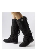 Čižmy na klinovom podpätku model 205872 Solea Čižmy na klinovom podpätku model 205872 Solea