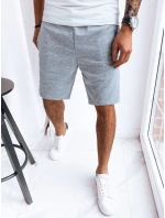FashionStreet pánske svetlosivé teplákové šortky SX2223 FashionStreet pánske svetlosivé teplákové šortky SX2223