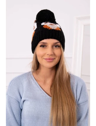 Dámska čiapka Owl K340 čierna