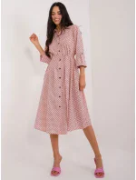 Šaty LK SK 509673.13 broskyňová