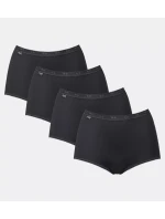 sloggi Basic+ Maxi 4P - BLACK - SLOGGI BLACK - SLOGGI sloggi Basic+ Maxi 4P - BLACK - SLOGGI BLACK - SLOGGI