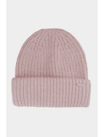 Czapka Zimowa Z Dodatkiem Wełny Damska 4F 4FAW23ACAPF290-56S Różowa