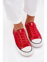 Trampki Damskie Niskie Big Star DD274A234 Czerwone