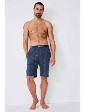 Pánske pyžamové šortky 500755H B90 tm. modrá s tukanom - Jockey Pánske pyžamové šortky 500755H B90 tm. modrá s tukanom - Jockey