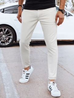 FashionStreet ecru pánske jogger nohavice UX4264