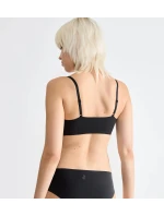 Dámska podprsenka ZERO z mikrovlákna 2.0 Bralette - BLACK - čierna 0004 - SLOGGI