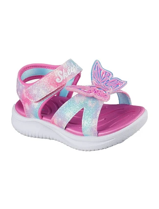 Detské sandále Skechers JUMPSTERS SANDAL BUTTERFLY BRITES 303109N PKMT Detské sandále Skechers JUMPSTERS SANDAL BUTTERFLY BRITES 303109N PKMT