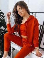 Dámska mikina MY LOVE orange FashionStreet BY1200 Dámska mikina MY LOVE orange FashionStreet BY1200