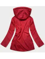 Tmavo modro-červená obojstranná dámska prešívaná bunda (MHM-W589) Tmavo modro-červená obojstranná dámska prešívaná bunda (MHM-W589)