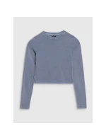 Dievčenský úzky top s dlhým rukávom 4F 4FJWSS25TLONF430-32S