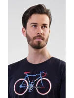 Pánska nočná košeľa s krátkym rukávom Bike