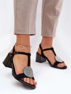 Sandále na podpätku model 211368 Krok vo veľkom štýle