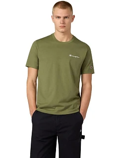 Pánske tričko Champion SS Tee olive 221798 GS156 pánske