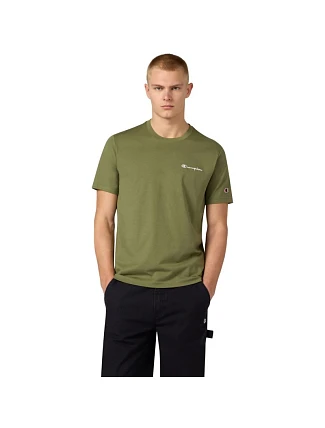 Pánske tričko Champion SS Tee olive 221798 GS156 pánske