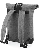 BagBase BG 855 Batoh „Roll-Top“ 52.0855 sivá melírovaná/čierna BagBase BG 855 Batoh „Roll-Top“ 52.0855 sivá melírovaná/čierna