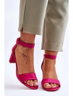 Dámske sandále na podpätku Fuchsia Lexi